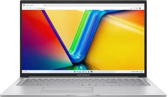 ASUS VivoBook 17 X1704VA#B0DS5TMTD7, Cool Silver, Core i7-1355U, 16GB RAM, 512GB SSD