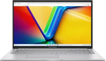 ASUS VivoBook 17 X1704VA-AU744W, Cool Silver, Core i7-1355U, 16GB RAM, 1TB SSD