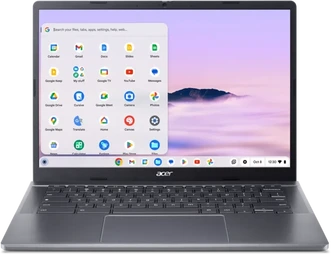 Acer Chromebook Plus 514 CB514-3HT-R2EB, Steel Grey, Ryzen 3 7320C, 8GB RAM, 256GB SSD
