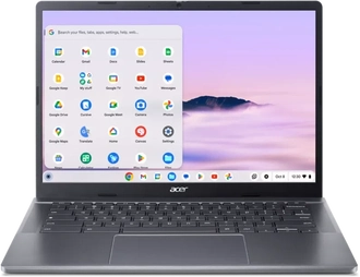 Acer Chromebook Plus 514 CB514-3HT-R2QQ, Steel Grey, Ryzen 3 7320C, 8GB RAM, 256GB SSD