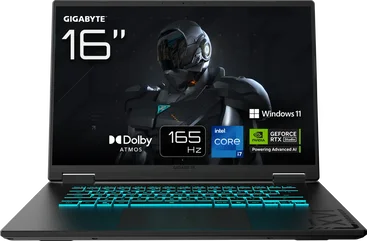GIGABYTE Gaming A16, Black Steel, Core i7-13620H, 16GB RAM, 1TB SSD, GeForce RTX 5050