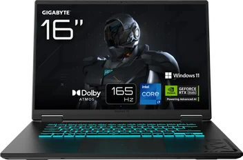 GIGABYTE Gaming A16, Black Steel, Core i7-13620H, 16GB RAM, 1TB SSD, GeForce RTX 5070