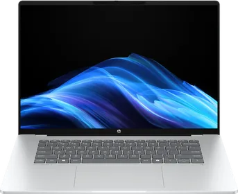 HP OmniBook 5 NGAI 16-bf0900ng, Glacier Silver, Snapdragon X - X1-26-100, 16GB RAM, 1TB SSD