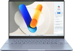 ASUS VivoBook S 14 OLED S5406SA-QD077W, Mist Blue, Core Ultra 7 258V, 32GB RAM, 1TB SSD