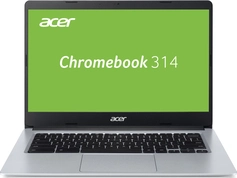 Acer Chromebook 14 CB314-1HT-C0UJ, Silver, Celeron N4120, 4GB RAM, 64GB Flash