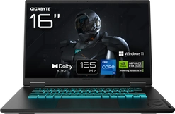 GIGABYTE Gaming A16 CMHI2DE894SH, Black Steel, Core i7-13620H, 16GB RAM, 1TB SSD, GeForce RTX 4050