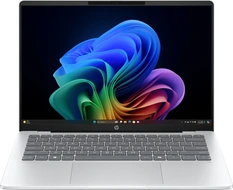 HP OmniBook 5 AI 14-he0754ng, Glacier Silver, Snapdragon X - X1-26-100, 16GB RAM, 512GB SSD