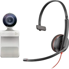 Poly Studio P5 webcam, incl. Plantronics Blackwire 3210 headset, set