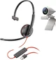 Poly Studio P5 webcam, incl. Plantronics Blackwire 3210 headset, set