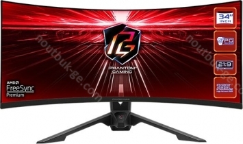 ASRock Phantom Gaming PG34WQ15R3A, 34"