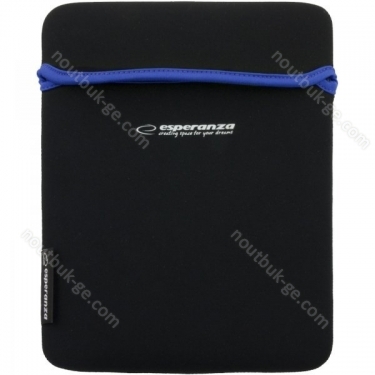 Esperanza neoprene 10.1" sleeve, black/blue