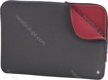 Hama 11.6" notebook-sleeve Neoprene, black/red