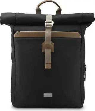 Hama Silvan, Laptop-backpack, Rolltop, 16.2" brown