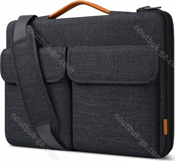Inateck 14" EdgeKeeper 360° protective Laptop shoulder bag, black grey