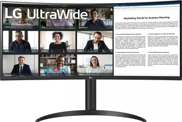 LG UltraWide 34WR55QC-B, 34"