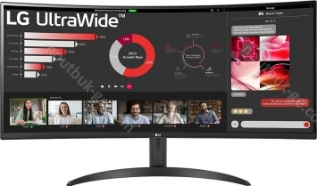 LG Ultrawide 34WR50QC-B, 34"