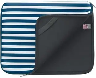 Pat Says Now Marina Schutzhülle 9" blau/weiß