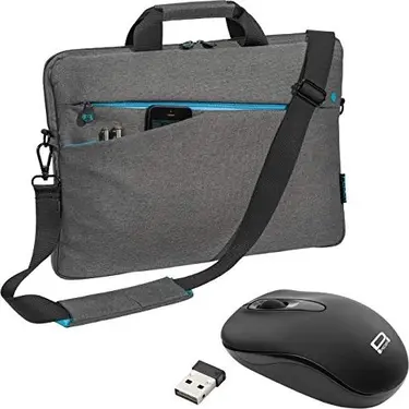 Pedea Fashion 17.3" Notebook case + mouse grey