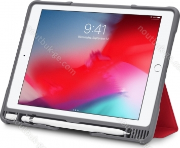 STM Dux Plus Duo red/transparent, iPad 9.7" 5th/6th gen