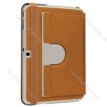 Targus Versavu Slim Galaxy Tab 4 10.1" Rotating Stand case light brown 