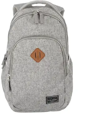 Travelite Basics laptop backpack, 13", light grey