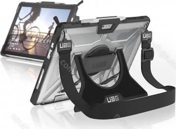 UAG Plasma Handstrap case Microsoft Surface Pro 7+/7/6/5/4 ice black/transparent