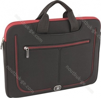 Wenger resolution 13" messenger bag black/red