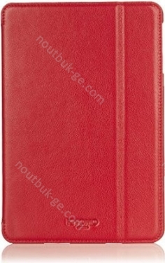 knomo Folio Hard Shell sleeve red for iPad mini