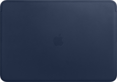 Apple MacBook Pro 15.4" leather sleeve, Midnight Blue