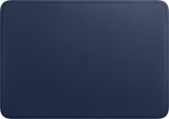 Apple MacBook Pro 16" leather sleeve, Midnight Blue