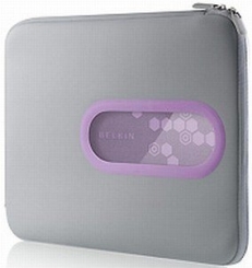 Belkin Window sleeve sleeve 15.4" dark grey/pink