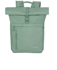 Travelite Basics Rollup laptop backpack, 15.6", light green