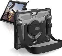 UAG Plasma Handstrap case Microsoft Surface Go 3/Go 2/Go ice black/transparent