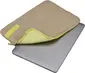 Case Logic Reflect REFMB-113 13" MacBook Pro sleeve Plaza Taupe/Sun-Lime