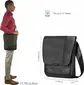Everki Venue XL Premium RFID mini Messenger messenger bag 13"/Surface Pro/iPad Pro 12/MacBook 12" black