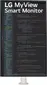 LG MyView Smart Monitor 32SQ780S-W, 31.5"