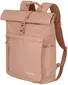 Travelite Basics Rollup laptop backpack, 15.6", powder pink