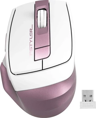 A4Tech FSTYLER Collection FG35 wireless Mouse white/pink, USB