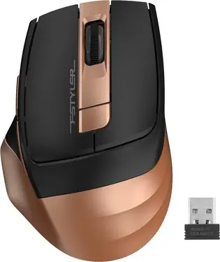 A4Tech FSTYLER Collection FG35 wireless Mouse black/bronze, USB