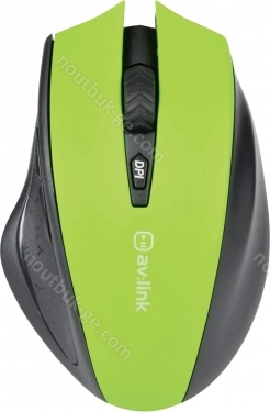 AV:Link 2.4G hand-byte wireless Gaming Mouse green/black, USB