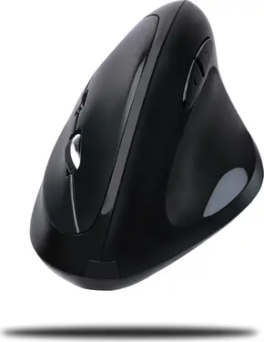 Adesso iMouse E30 wireless vertical Programmable Mouse black, USB