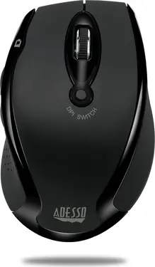 Adesso iMouse M20B wireless Ergonomic Mouse black, USB