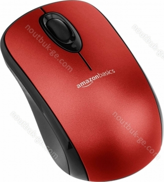 AmazonBasics wireless mouse red, USB