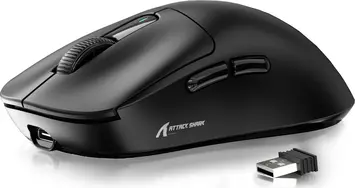 Attack Shark X3 wireless Gaming Mouse black, USB/Bluetooth