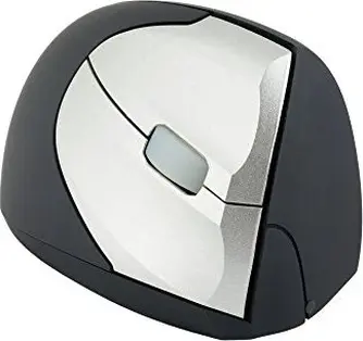 BakkerElkhuizen HandShake Mouse wireless, vertical mouse right black/silver, USB