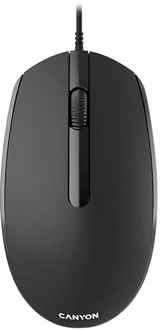 Canyon M-10 wired Mouse, black, USB