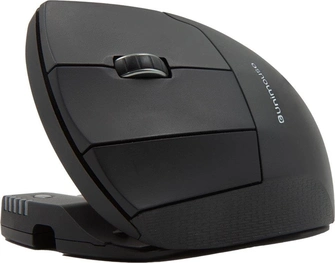 Contour Design UniMouse wireless vertical mouse, black matte, left hander, USB/Bluetooth