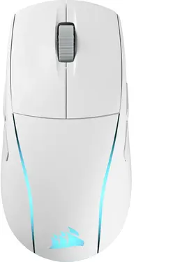 Corsair M75 WIRELESS Lightweight RGB Gaming Mouse, white, USB/Bluetooth