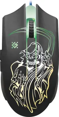 Defender Ghost GM-190L RGB Gaming Mouse black, USB