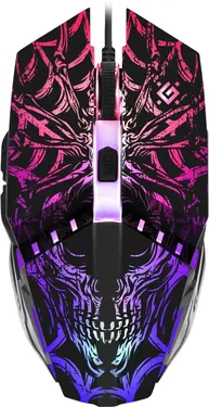 Defender Prototype GM-670L RGB Gaming Mouse black, USB